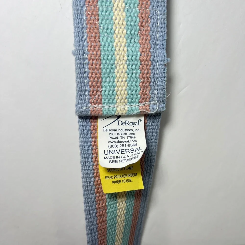 Pastel Stripe Canvas Belt Webbing 54